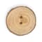 Dritz® 30mm Light Brown Sustainable Wood Grain Round Button, 3ct.